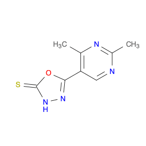 5-(2,4-Dimethylpyrimidin-5-yl)-1,3,4-oxadiazole-2(3H)-thione