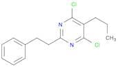 Pyrimidine, 4,6-dichloro-2-(2-phenylethyl)-5-propyl-