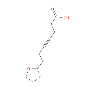 4-Heptynoic acid, 7-(1,3-dioxolan-2-yl)-