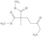 Propanedioic acid, fluoro(3-oxopentyl)-, dimethyl ester