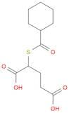 Pentanedioic acid, 2-[(cyclohexylcarbonyl)thio]-