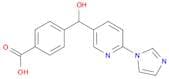 Benzoic acid, 4-[hydroxy[6-(1H-imidazol-1-yl)-3-pyridinyl]methyl]-