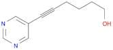 5-Hexyn-1-ol, 6-(5-pyrimidinyl)-