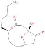 5,15-Dioxabicyclo[10.2.1]pentadecane-4,14-dione,1-hydroxy-6-pentyl-, (1S,6R,12R)-
