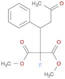 Propanedioic acid, fluoro(3-oxo-1-phenylbutyl)-, dimethyl ester