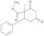 Cyclohexanecarboxylic acid, 1-fluoro-2,4-dioxo-6-phenyl-, methyl ester