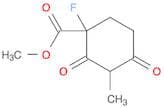 Cyclohexanecarboxylic acid, 1-fluoro-3-methyl-2,4-dioxo-, methyl ester