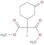 Propanedioic acid, fluoro(3-oxocyclohexyl)-, dimethyl ester