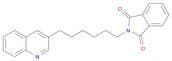 1H-Isoindole-1,3(2H)-dione, 2-[6-(3-quinolinyl)hexyl]-