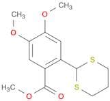 Benzoic acid, 2-(1,3-dithian-2-yl)-4,5-dimethoxy-, methyl ester