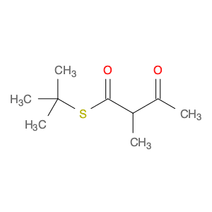 Butanethioic acid, 2-methyl-3-oxo-, S-(1,1-dimethylethyl) ester