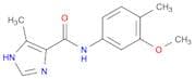 1H-Imidazole-4-carboxamide, N-(3-methoxy-4-methylphenyl)-5-methyl-