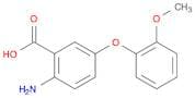Benzoicacid, 2-amino-5-(2-methoxyphenoxy)-