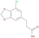 3-(7-chloro-1,3-dioxaindan-5-yl)propanoic acid