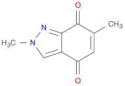 2H-Indazole-4,7-dione, 2,6-dimethyl-