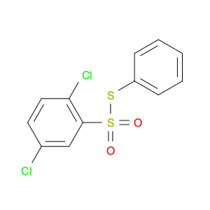 Benzenesulfonothioic acid, 2,5-dichloro-, S-phenyl ester