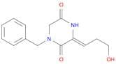 2,5-Piperazinedione, 3-(3-hydroxypropylidene)-1-(phenylmethyl)-, (Z)-