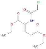 2-Pentenedioic acid, 2-[(chloroacetyl)amino]-, diethyl ester, (Z)-
