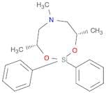 1,3-Dioxa-6-aza-2-silacyclooctane, 4,6,8-trimethyl-2,2-diphenyl-, cis-