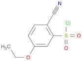 Benzenesulfonyl chloride, 2-cyano-5-ethoxy-