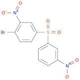 Benzene, 1-bromo-2-nitro-4-[(3-nitrophenyl)sulfonyl]-