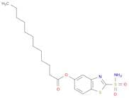 Dodecanoic acid, 2-(aminosulfonyl)-5-benzothiazolyl ester