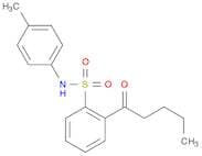 Benzenesulfonamide, N-(4-methylphenyl)-2-(1-oxopentyl)-