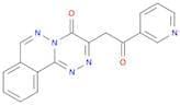 4H-[1,2,4]Triazino[3,4-a]phthalazin-4-one, 3-[2-oxo-2-(3-pyridinyl)ethyl]-