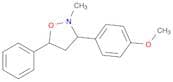 Isoxazolidine, 3-(4-methoxyphenyl)-2-methyl-5-phenyl-