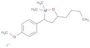 Isoxazolidinium, 5-butyl-3-(4-methoxyphenyl)-2,2-dimethyl-, iodide