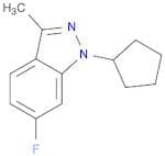 1-Cyclopentyl-6-fluoro-3-methyl-1H-indazole