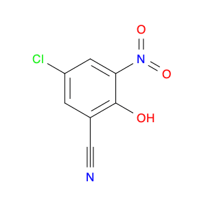 Benzonitrile, 5-chloro-2-hydroxy-3-nitro-
