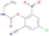 Carbamic acid, ethenyl-, 4-chloro-2-cyano-6-nitrophenyl ester