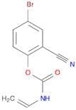 Carbamic acid, ethenyl-, 4-bromo-2-cyanophenyl ester