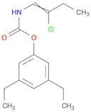 Carbamic acid, (2-chloro-1-butenyl)-, 3,5-diethylphenyl ester