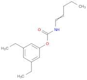 Carbamic acid, 1-pentenyl-, 3,5-diethylphenyl ester