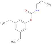 Carbamic acid, 1-propenyl-, 3,5-diethylphenyl ester