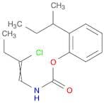 Carbamic acid, (2-chloro-1-butenyl)-, 2-(1-methylpropyl)phenyl ester