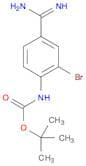 tert-Butyl (2-bromo-4-carbamimidoylphenyl)carbamate