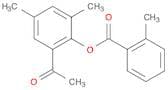 Benzoic acid, 2-methyl-, 2-acetyl-4,6-dimethylphenyl ester