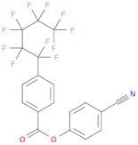 Benzoic acid, 4-(undecafluoropentyl)-, 4-cyanophenyl ester