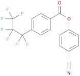 Benzoic acid, 4-(heptafluoropropyl)-, 4-cyanophenyl ester