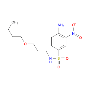 Benzenesulfonamide, 4-amino-N-(3-butoxypropyl)-3-nitro-