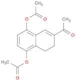 Ethanone, 1-[5,8-bis(acetyloxy)-3,4-dihydro-2-naphthalenyl]-