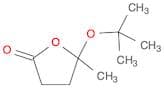 2(3H)-Furanone, 5-(1,1-dimethylethoxy)dihydro-5-methyl-