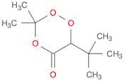 1,2,4-Trioxan-5-one, 6-(1,1-dimethylethyl)-3,3-dimethyl-