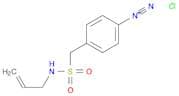 Benzenediazonium, 4-[[(2-propenylamino)sulfonyl]methyl]-, chloride