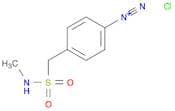 Benzenediazonium, 4-[[(methylamino)sulfonyl]methyl]-, chloride