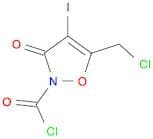 2(3H)-Isoxazolecarbonyl chloride, 5-(chloromethyl)-4-iodo-3-oxo-