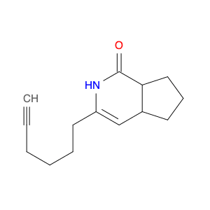 1H-Cyclopenta[c]pyridin-1-one, 3-(5-hexynyl)-2,4a,5,6,7,7a-hexahydro-